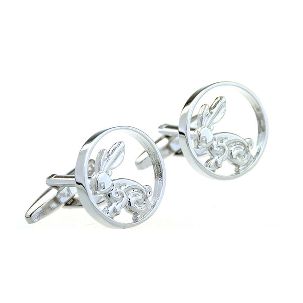 Zodiac Sign Constellation Plain Colour Metal Cufflinks