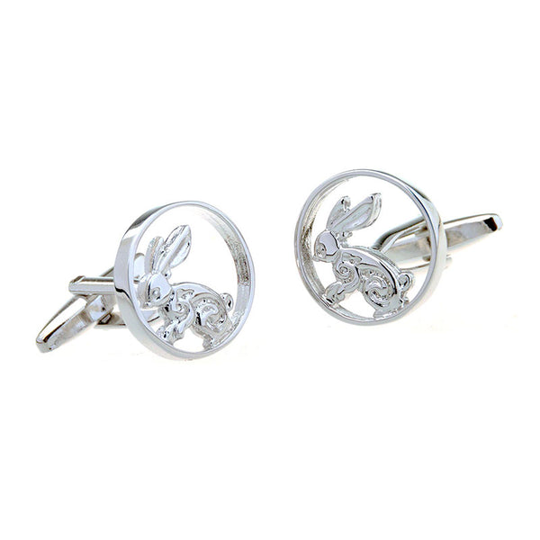 Zodiac Sign Constellation Plain Colour Metal Cufflinks