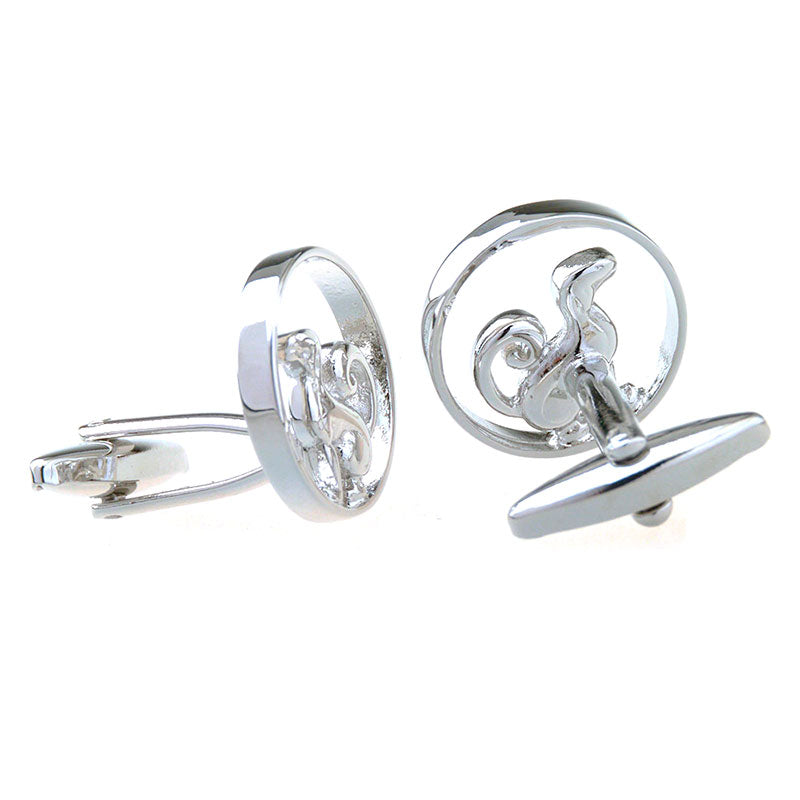 Zodiac Sign Constellation Plain Colour Metal Cufflinks