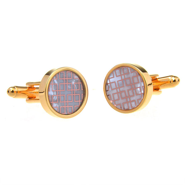Shells Agate Cufflinks