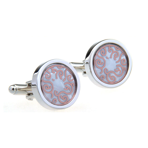 Shells Agate Cufflinks