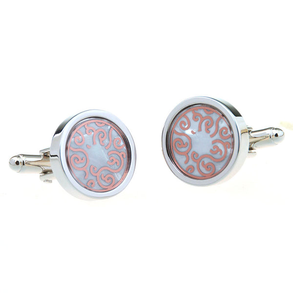 Shells Agate Cufflinks