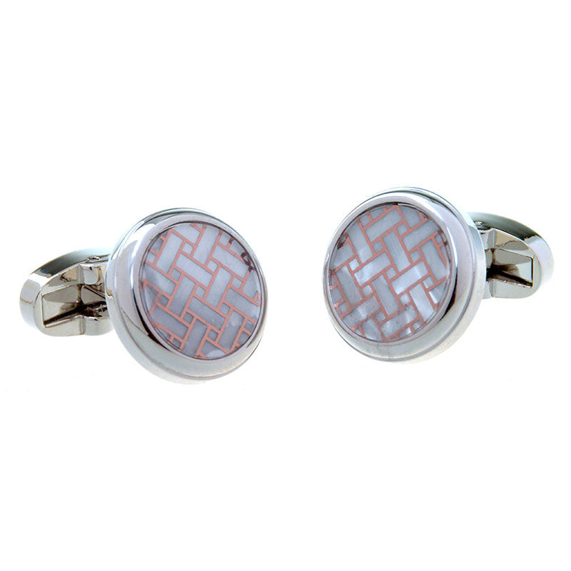 Shells Agate Cufflinks