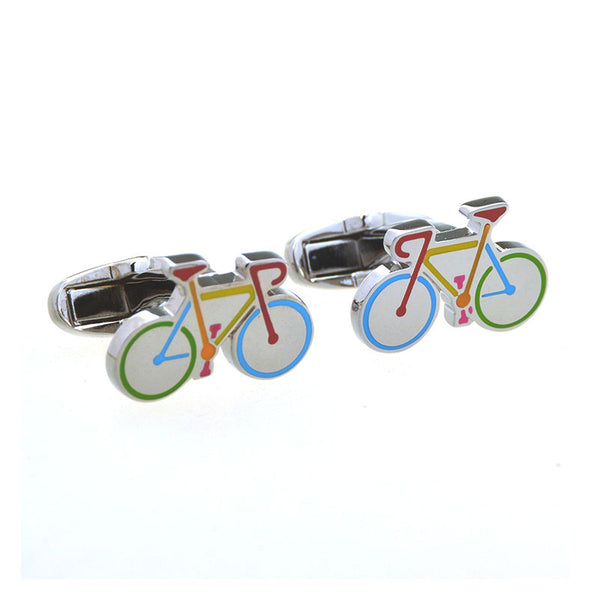 Car Logo Traffic Enamel Dropping Glue Cufflinks