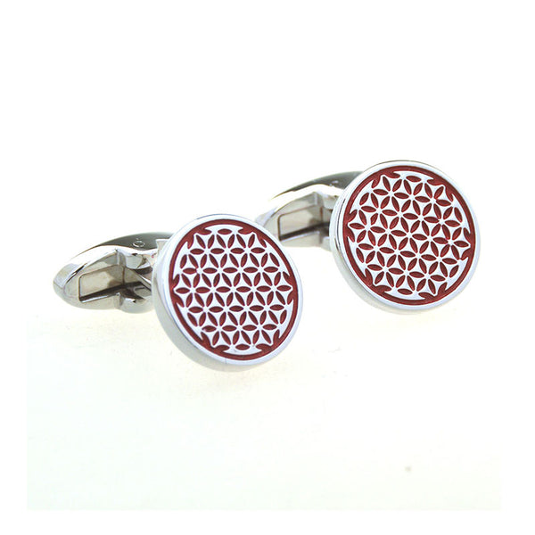Enamel Dropping Glue Cufflinks