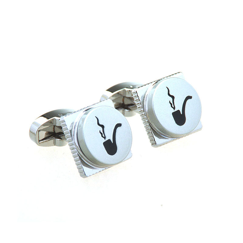 Enamel Dropping Glue Cufflinks