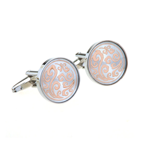 Enamel Dropping Glue Cufflinks