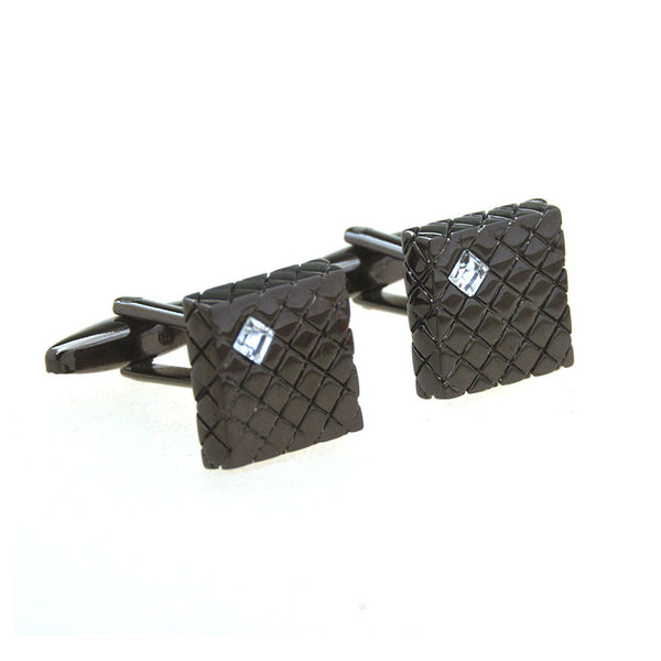 Crystal Zircon Cufflinks
