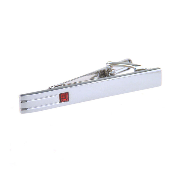Crystal Zircon Tie Bars