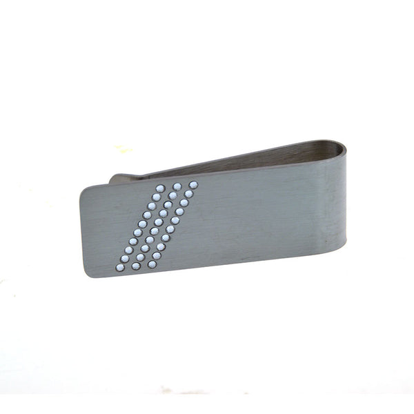 Crystal Zircon Tie Bars