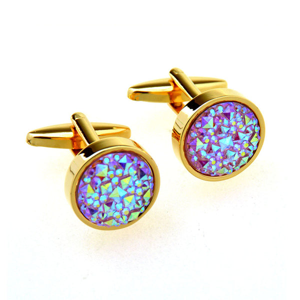 Crystal Zircon Cufflinks