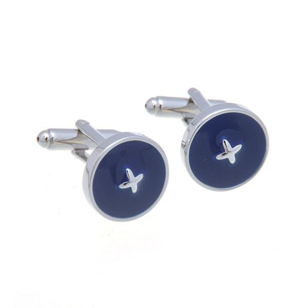 Enamel Dropping Glue Cufflinks