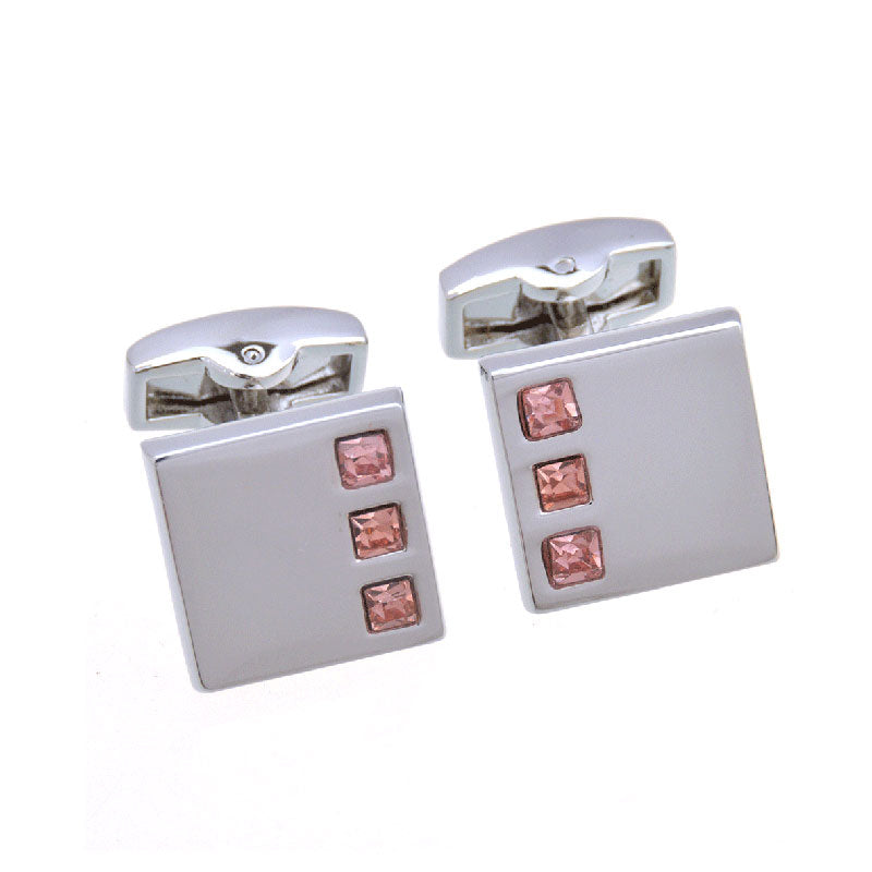Crystal Zircon Cufflinks