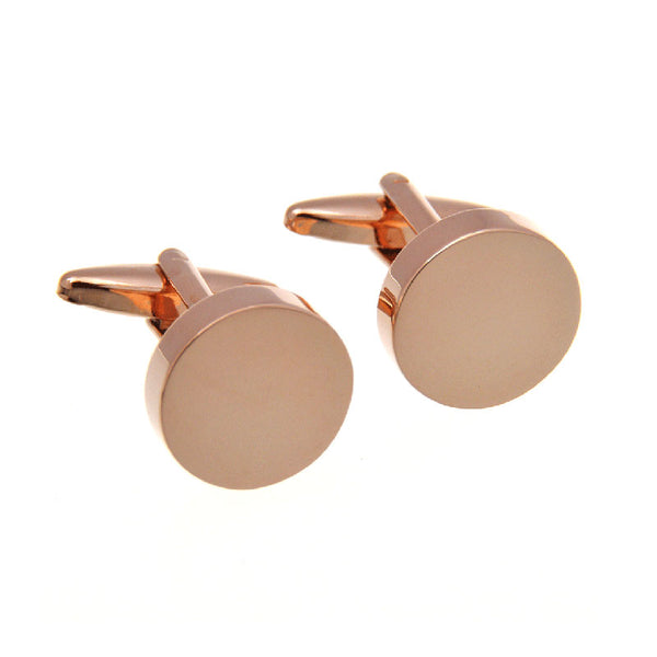 Plain Colour Metal Cufflinks