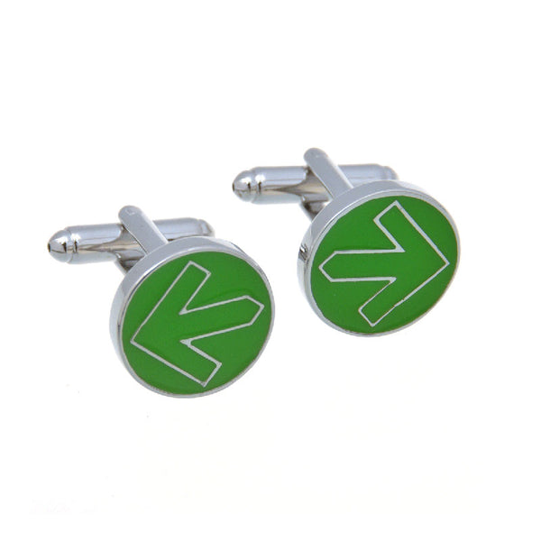 Enamel Dropping Glue Cufflinks