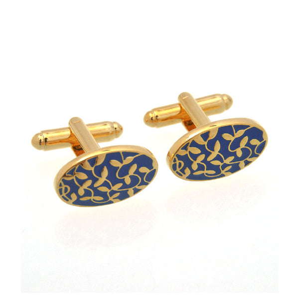 Enamel Dropping Glue Cufflinks