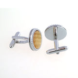 European & American Classical Enamel Dropping Glue Cufflinks