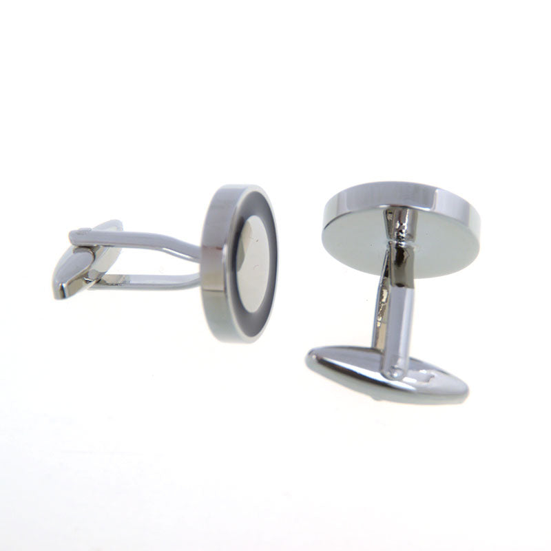 European & American Classical Enamel Dropping Glue Cufflinks