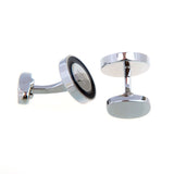 European & American Classical Enamel Dropping Glue Cufflinks