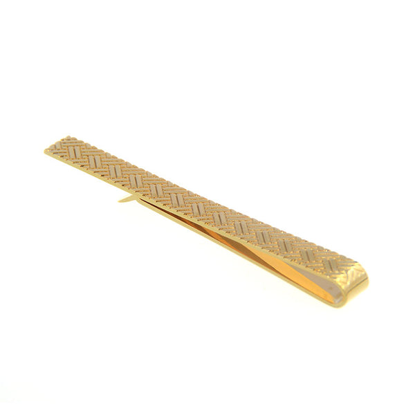 European & American Classical Plain Colour Metal Tie Bars