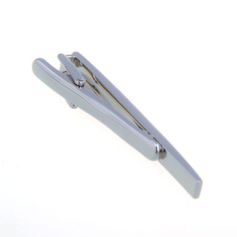 European & American Classical Plain Colour Metal Tie Bars