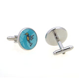 Animals Plants Enamel Dropping Glue Cufflinks