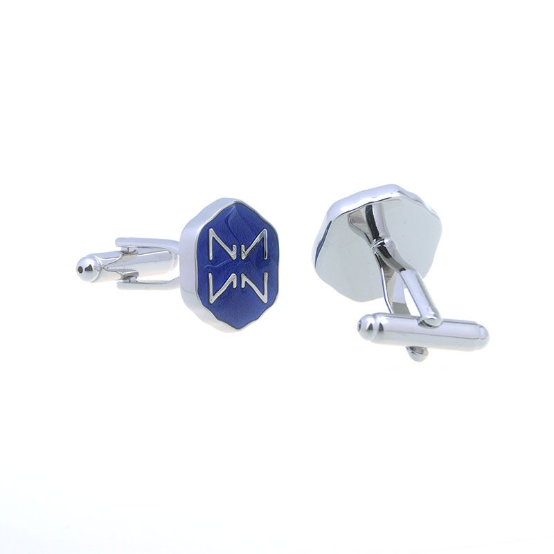 Festivals Wedding Reception Enamel Dropping Glue Cufflinks