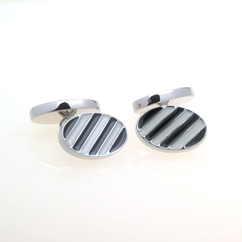 Festivals Wedding Reception Enamel Dropping Glue Cufflinks