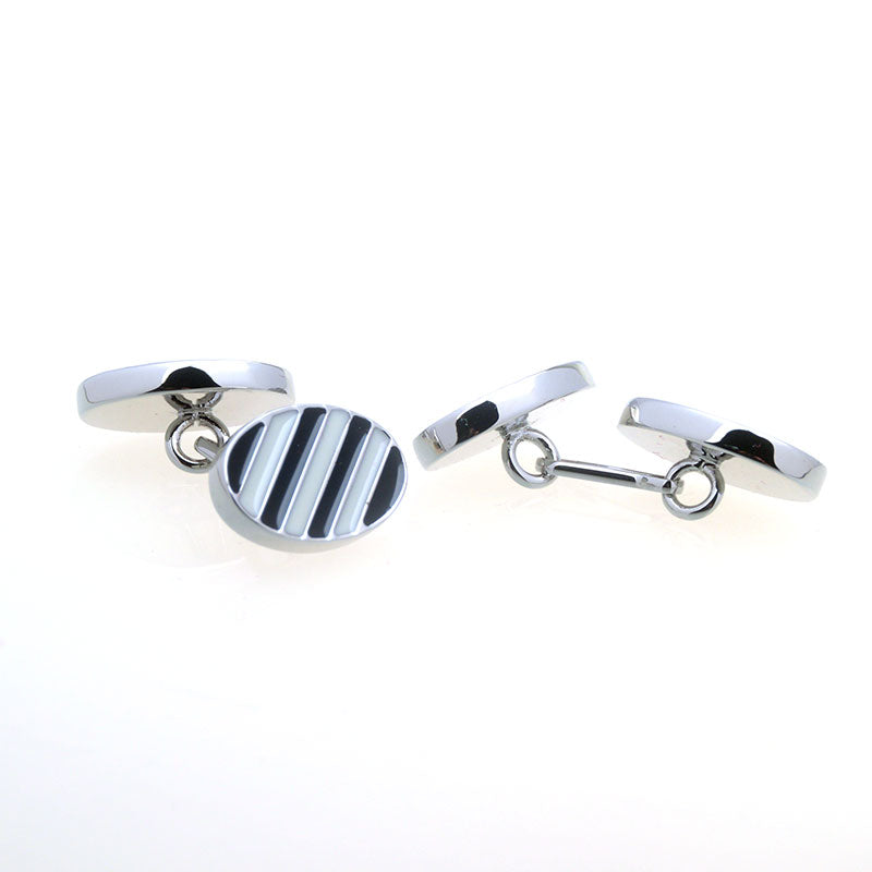 Festivals Wedding Reception Enamel Dropping Glue Cufflinks