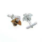 Animals Plants Enamel Dropping Glue Cufflinks