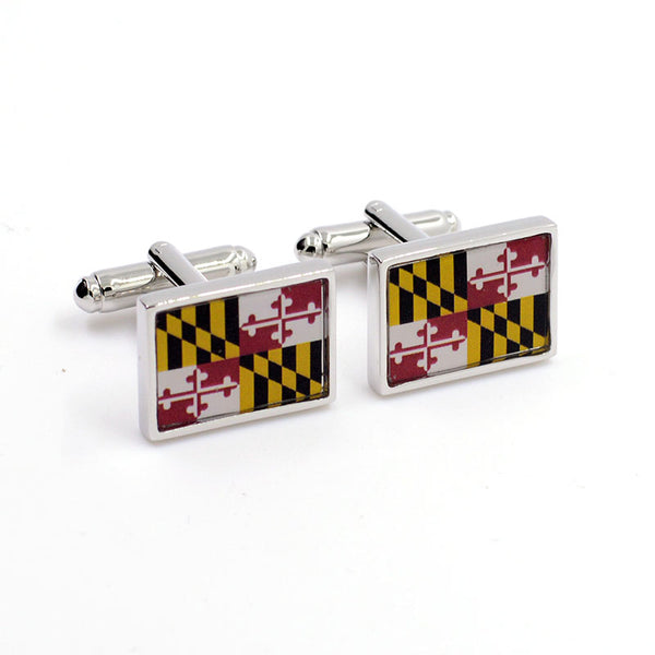 Festivals Wedding Reception Enamel Dropping Glue Cufflinks