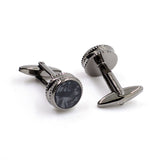 European & American Classical Shells Agate Cufflinks