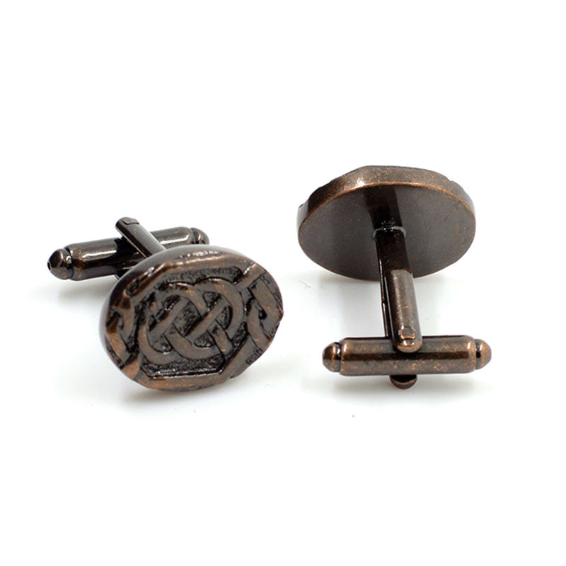 Sports Technology Plain Colour Metal Cufflinks