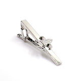 European & American Classical Plain Colour Metal Tie Bars