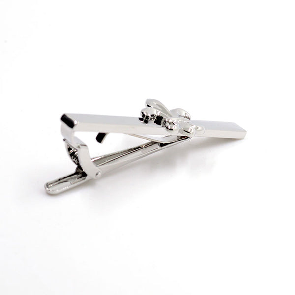 European & American Classical Plain Colour Metal Tie Bars