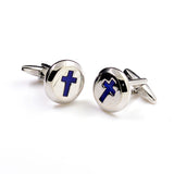 Festivals Wedding Reception Enamel Dropping Glue Cufflinks