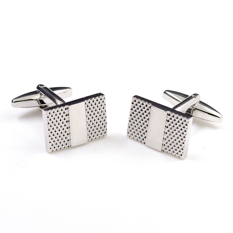 Plain Colour Metal Cufflinks