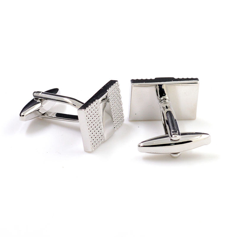 Plain Colour Metal Cufflinks