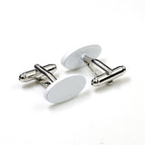 European & American Classical Grease Baking Paint Cufflinks