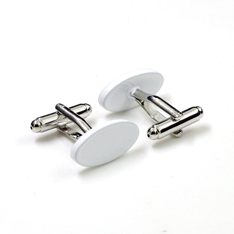 European & American Classical Grease Baking Paint Cufflinks