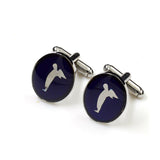 Cartoon Anime Enamel Dropping Glue Cufflinks