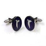 Cartoon Anime Enamel Dropping Glue Cufflinks