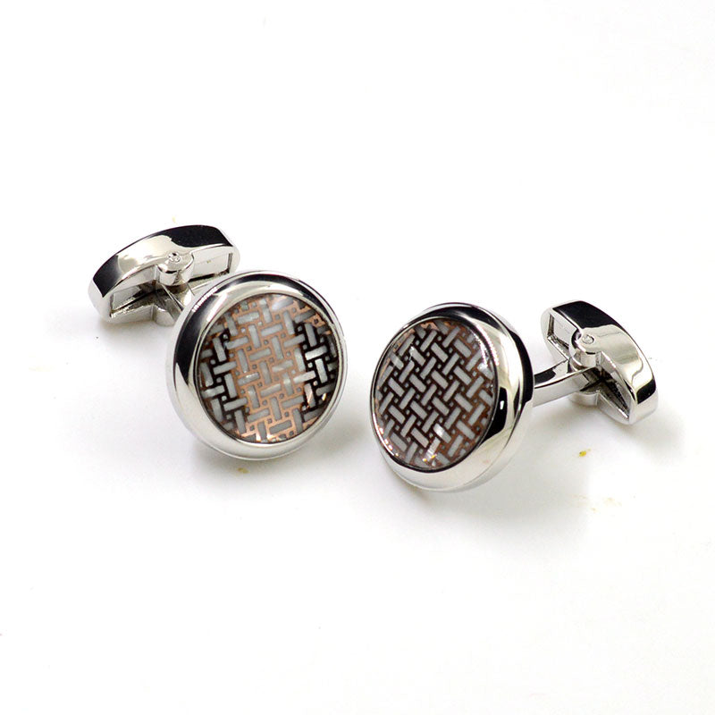 Movies Gambling Enamel Dropping Glue Cufflinks