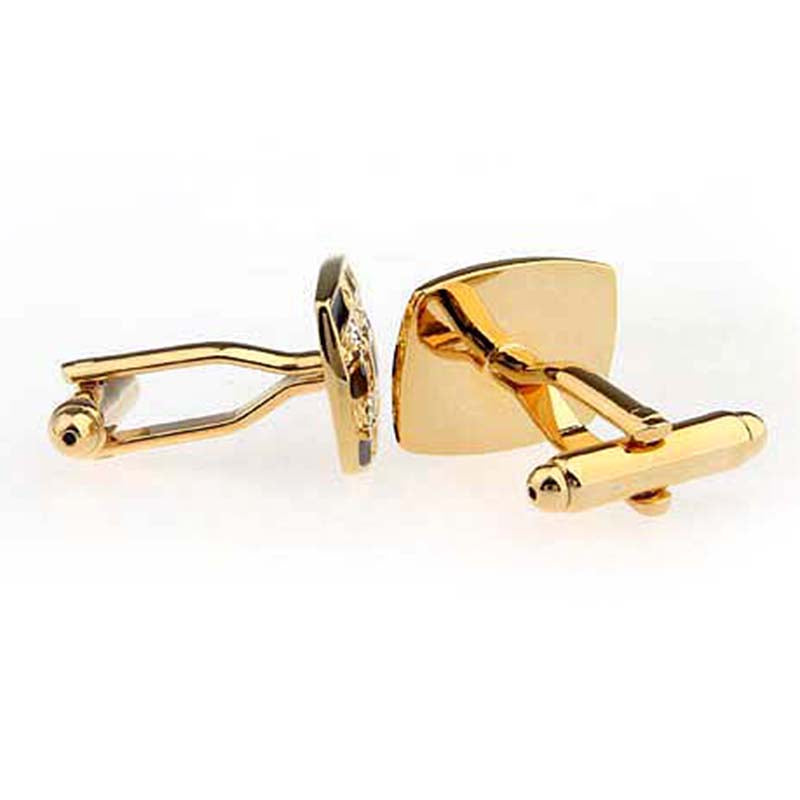 Crystal Zircon Cufflinks