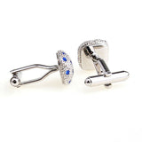 Crystal Zircon Cufflinks