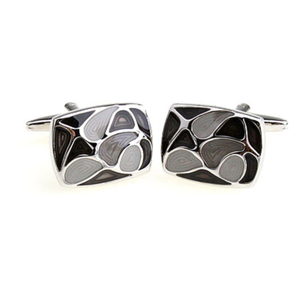 Enamel Dropping Glue Cufflinks