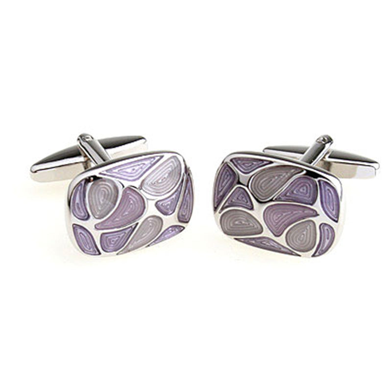 Enamel Dropping Glue Cufflinks