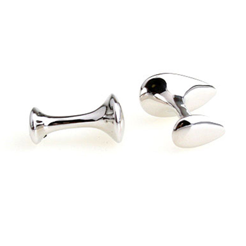 Plain Colour Metal Cufflinks