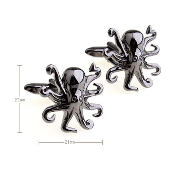 Animals Plants Plain Colour Metal Cufflinks
