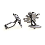Animals Plants Plain Colour Metal Cufflinks